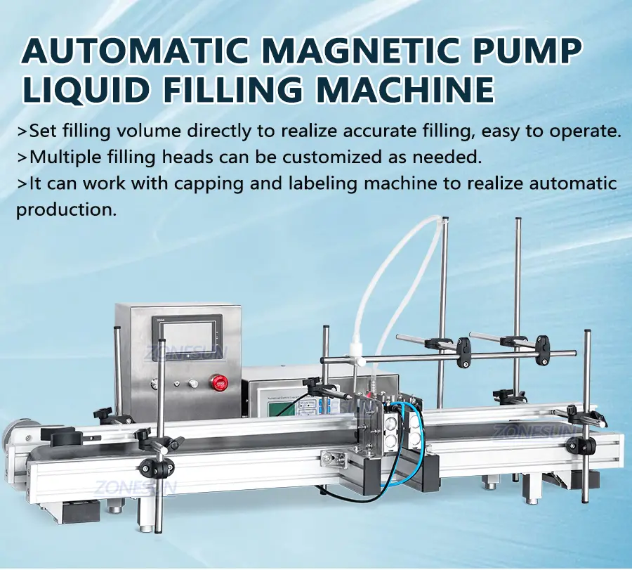 Tabletop Automatic Liquid Filling Machine