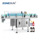 ZS-WGTB01 Automatic Round Bottle Can Wet Glue Labeling Machine