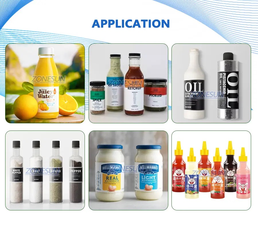 Application of wet glue labeling machine