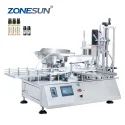 Tabletop Rotary Automatic Small Spray Bottle Filling Capping Machine