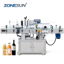 ZS-TB200 Automatic Round Wine Bottle Labeling Machine Label Applicator