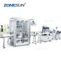 ZS-PPCL2 Automatic Servo Hand Wash Paste Bottle Filling Line