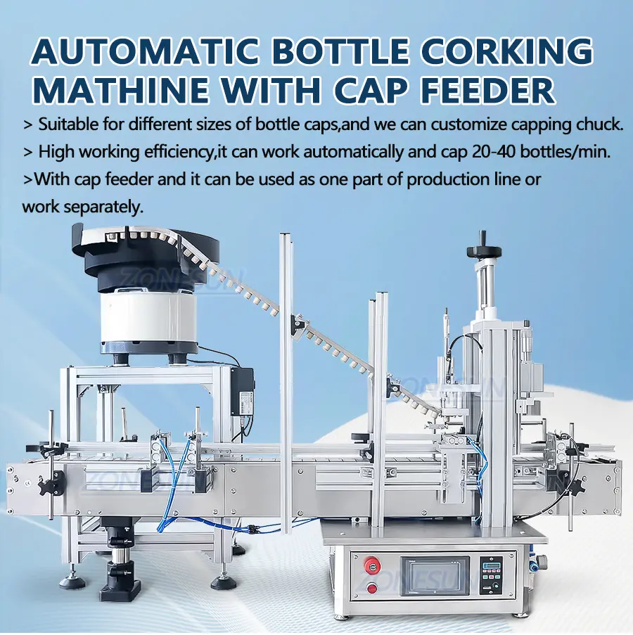 Automatic Wine Bottle Corking Machine