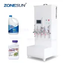 ZS-YTCR4 Semi-Automatic Servo Corrosive Liquid Filling Machine