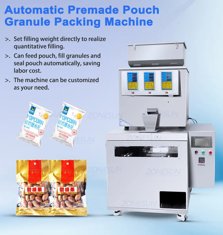 Premade Pouch Packing Machine for Granules