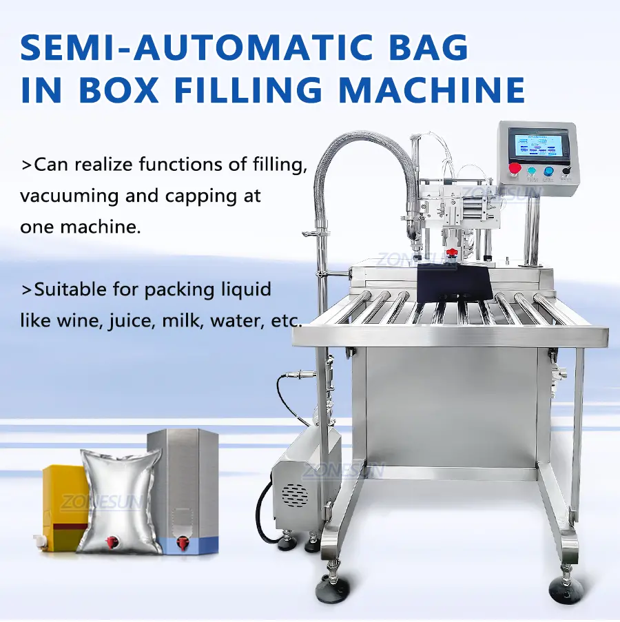 Semi Automatic Bag In Box Filling Machine