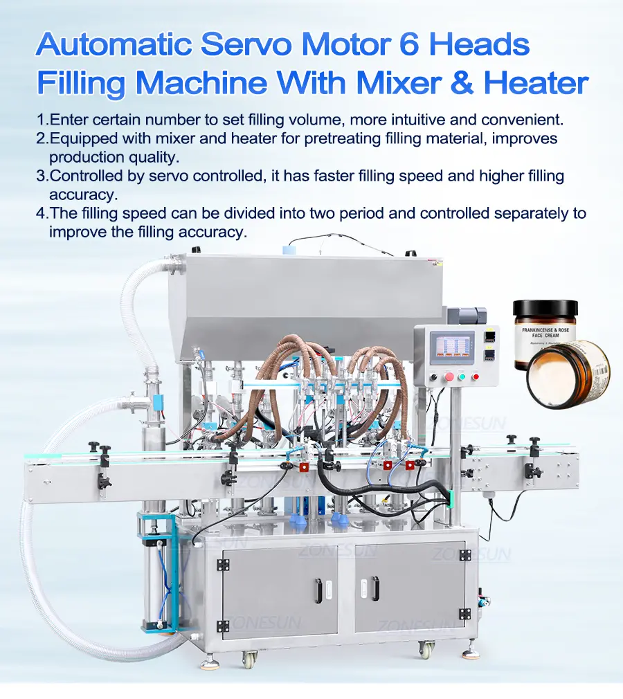 Automatic Paste Filling Machine With Mixer And Heater