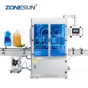 ZS-VTGF2 Servo Automatic Lubricant Oil Filling Machine With Tracking Nozzles