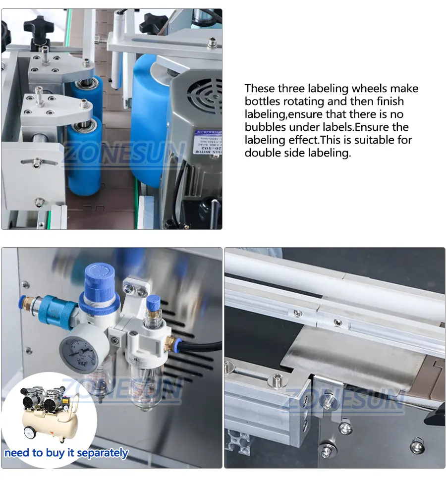 Detail-2 of eye wash solution filling capping labeling machine