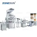 Automatic Mixed Nut Soya Granules Bottle Packaging Line