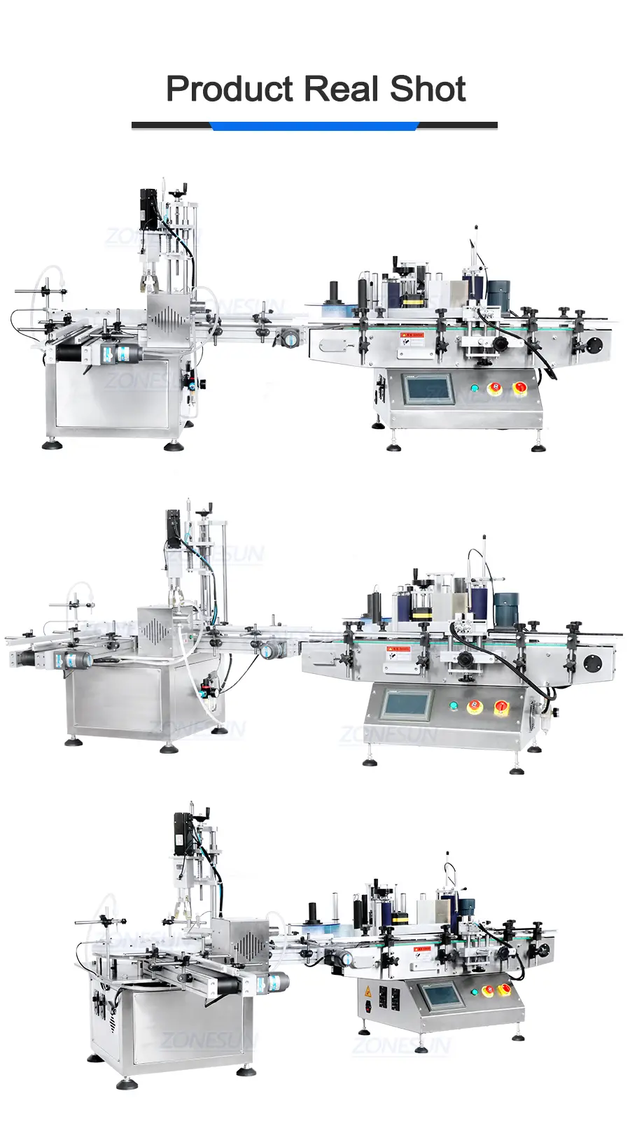 Real Shot of compact filling line