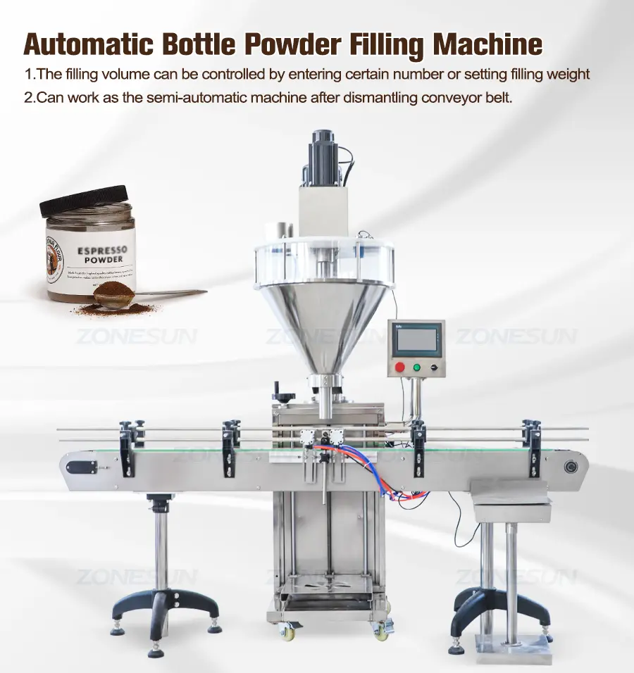 Automatic Powder Bottle Filling Machine