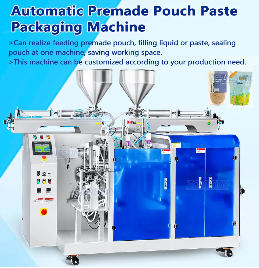 Automatic Liquid Premade Pouch Packing Machine
