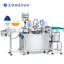Rotary Automatic Onion Essential Oil Bottle Filling And Capping Machine