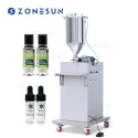 ZS-GTPP1 Semi-Automatic Small Volume Mascara Liquid Foundation Filling Machine