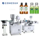Automatic Hydration Serum Bottle Filling Capping And Labeling Machine