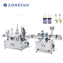 ZS-FAL180A10 Automatic Eye Drops Bottle Filling Capping Labeling Machine