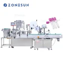 ZS-FAL180Z3 Automatic 2 Heads Test Tube Filling Capping Labeling Machine Line