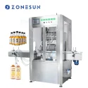 Automatic wine filling machine with dust cover