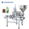 ZS-DTGT900P Automatic Rotor Pump Ketchup Jam Cream Paste Filling Machine