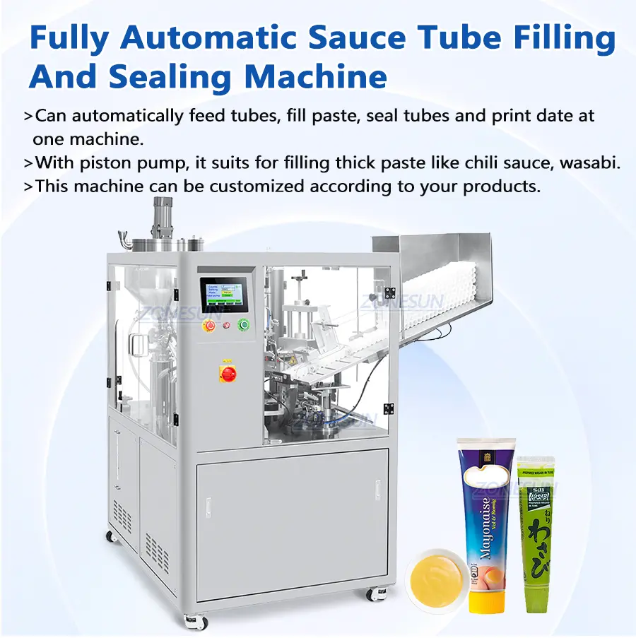 Automatic Plastic Tube Filling And Sealing Machine