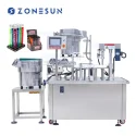 ZS-AFC10 Rotary Automatic Vodka Test Tube Filling And Capping Machine