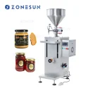 ZS-GTSM1 Semi-Automatic Servo Mayonnaise Ointment Paste Filling Machine