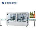 ZS-WB12A Automatic 12 Heads Glass Bottle Washing Rinsing Drying Machine