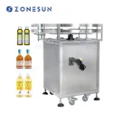 ZS-SP800S Automatic Round Glass Plastic Bottle Sorting Turntable Machine