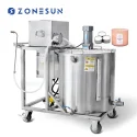 ZS-GTCD Semi-Automatic Paraffin Candle Wax Melting Mixing Filling Machine