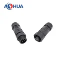 AHUA Wire to Wire Male Female Assembly 3PIN Waterproof Mini M12 Connector