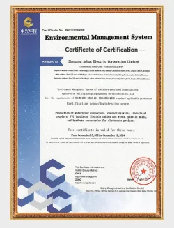 ISO Environmental Management System Certificate