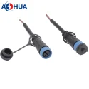 2pin M15 standard male female cable connector