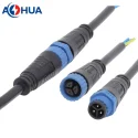 3pin M15 waterproof male female cable connector