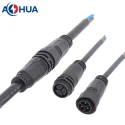 Extension Cord Power 15A 3pin M20 Injection Male Female Waterproof Cable Connector