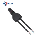 Y type M16 1 TO 2 cable splitter without connector