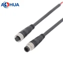 Armarium M8 2pin metal male female cable waterproof connector