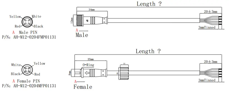 M12-connector-DRAWING-4pin