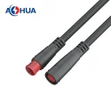 M10 2 pin outdoor camera cable male female waterproof connector