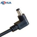 5521 5525 electronic power wire male female 90 degree dc connector