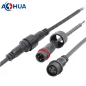 M16 4 pin power cable waterproof male female connector for led lighting