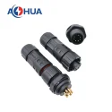 7pin M12 assembly waterproof electrical wire male female panel connector