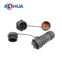 M25 2pin feeding control system waterproof male female panle connector