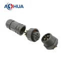 Sensor based control system M25 3pin panel type male female waterproof connector