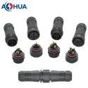UL certified M25 2 3 pin male female waterproof assembly cable joint connector for power