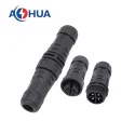 M25 4 pin screw fixing type 12A cable joint assembly IP68 waterproof connector