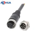 M12 aviation connector 6pin