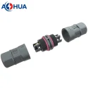 UL SAA certificated M20 L type 2 pin wire IP67 waterproof electrical connector