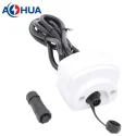AHUA electrical device IP67 male rear panel mount female inline 4 pin wire connectors