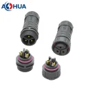 UL SAA TUV certified power 25A screw fixing wire assembly male female IP67 IP68 3 pin M25 waterproof connector